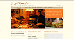 Desktop Screenshot of littleharrys.com